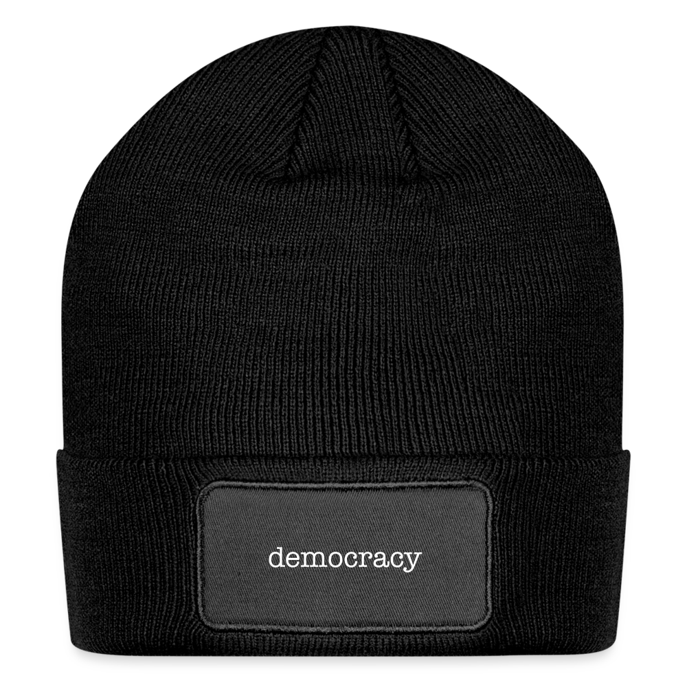 “democracy” Beanie (black) - black