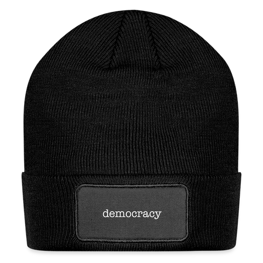 “democracy” Beanie (black) - black